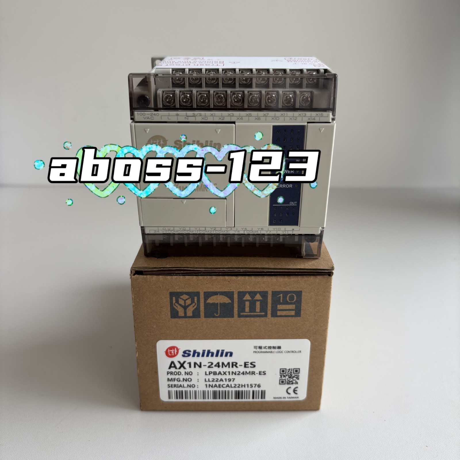 Shihlin AX1N-24MR-ES PLC Module#1pcs New In Box