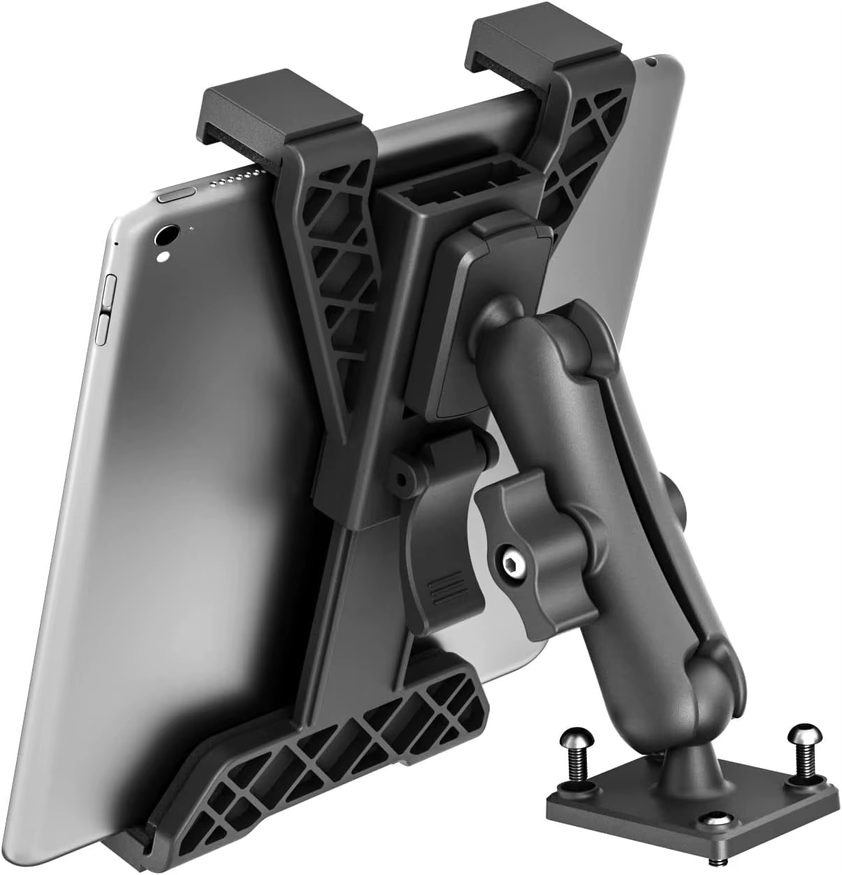 ELD Tablet Holder Mount for Truck Car iPad 6–11.5” Dashboard Stand