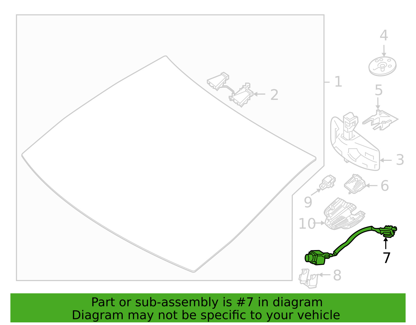 2020–2023 Mercedes Front Camera GLC E450 E53 GLE63 OEM 1779009902