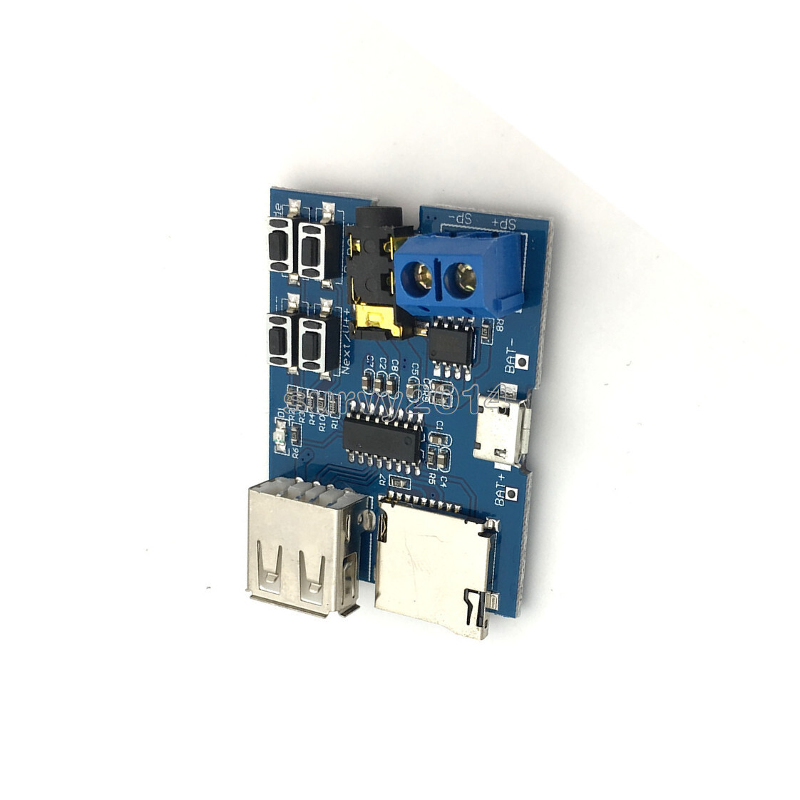 1/2/5 TF Card U Disk MP3 Format Decoder Aamplifier Decoding Audio Player Module