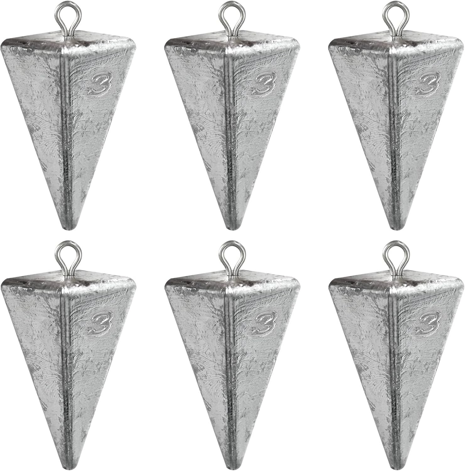 Pyramid Sinkers Fishing Weights Sinkers for Saltwater Fishing Weights Kits