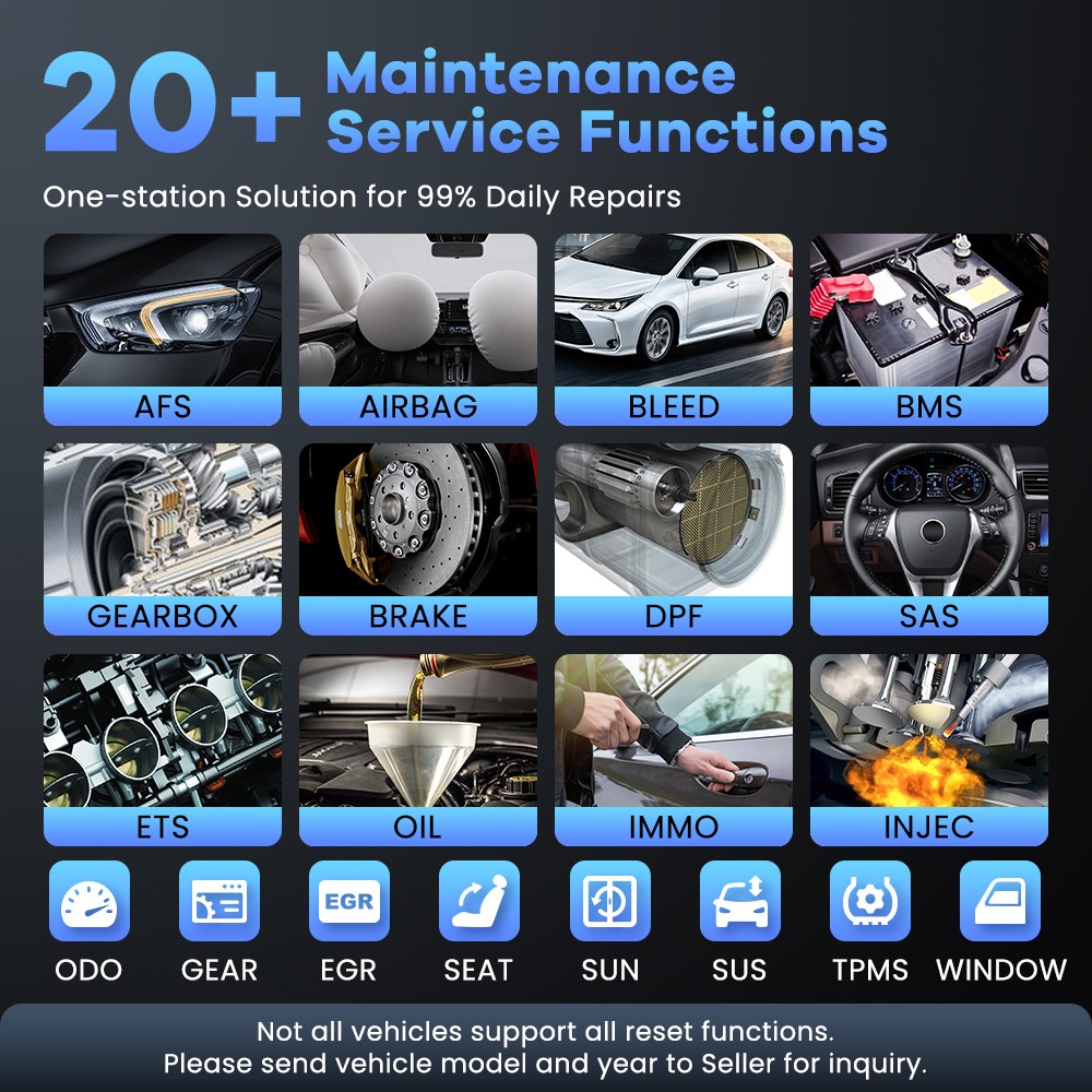 MUCAR 682 AI OBD2 Scanner Full System Diagnostic Tool 20+Services Free Update