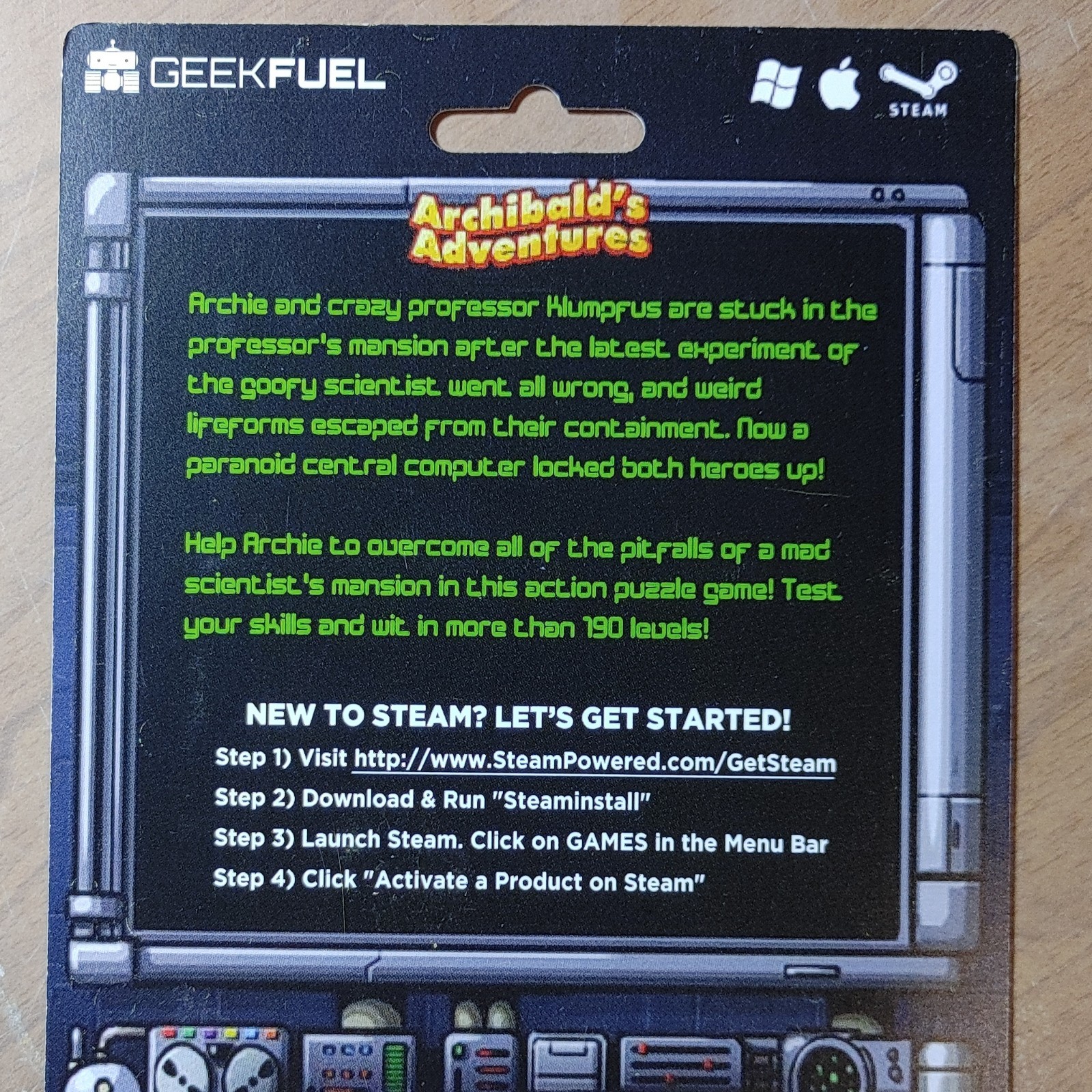 Rake in Grass Archibald's Adventures Downloadable Steam Key Code $5 for PC Apple