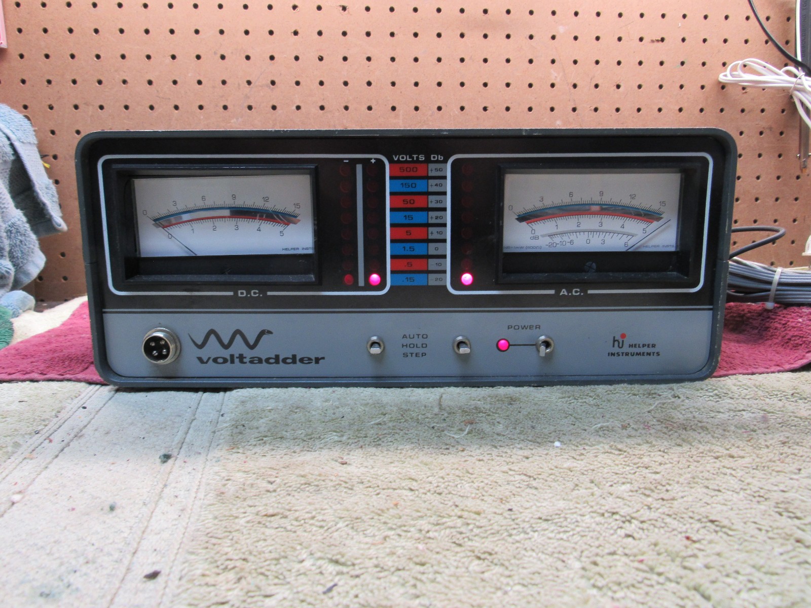 Helper Instrument Co Voltadder Autoranging Voltmeter Test Meter