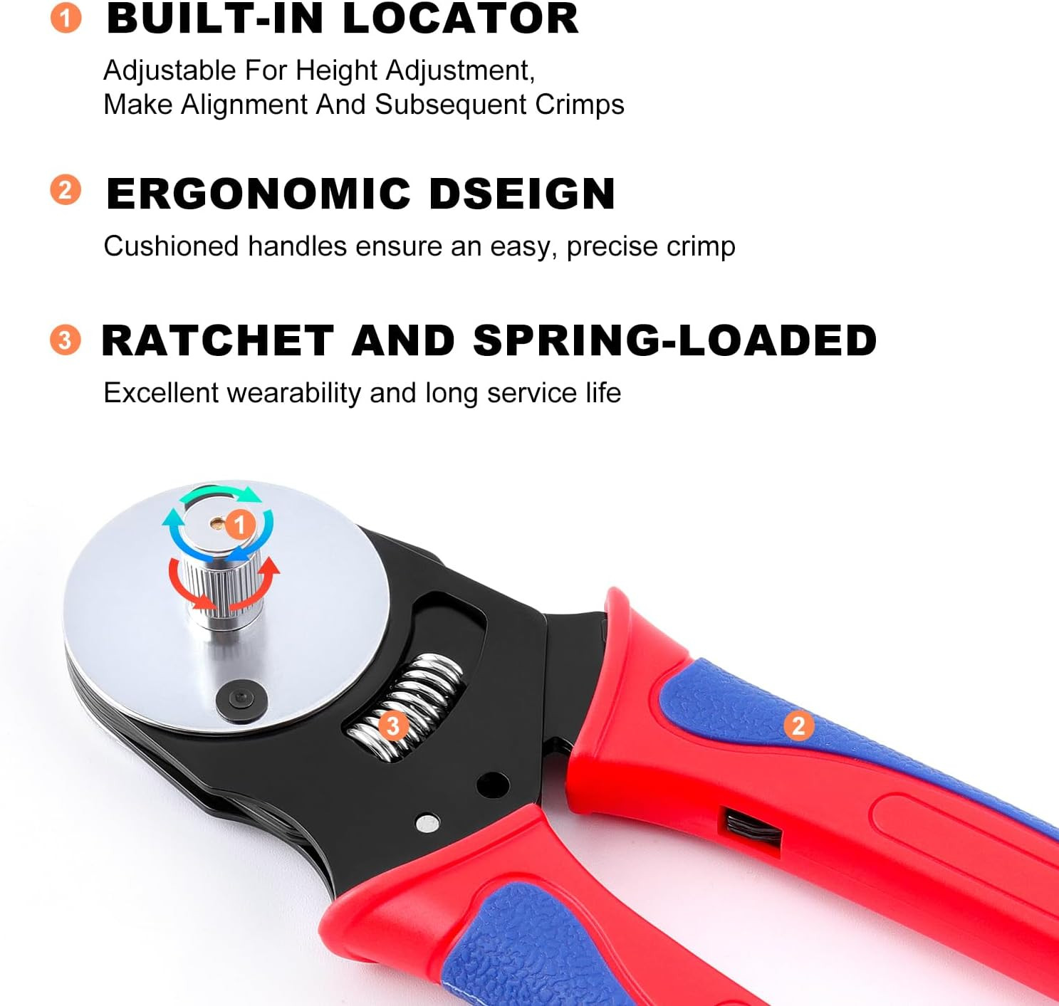 Deutsch Crimp Tool Size 12 Deutsch Connector Tool 4 Way Indent 8 Impression Type