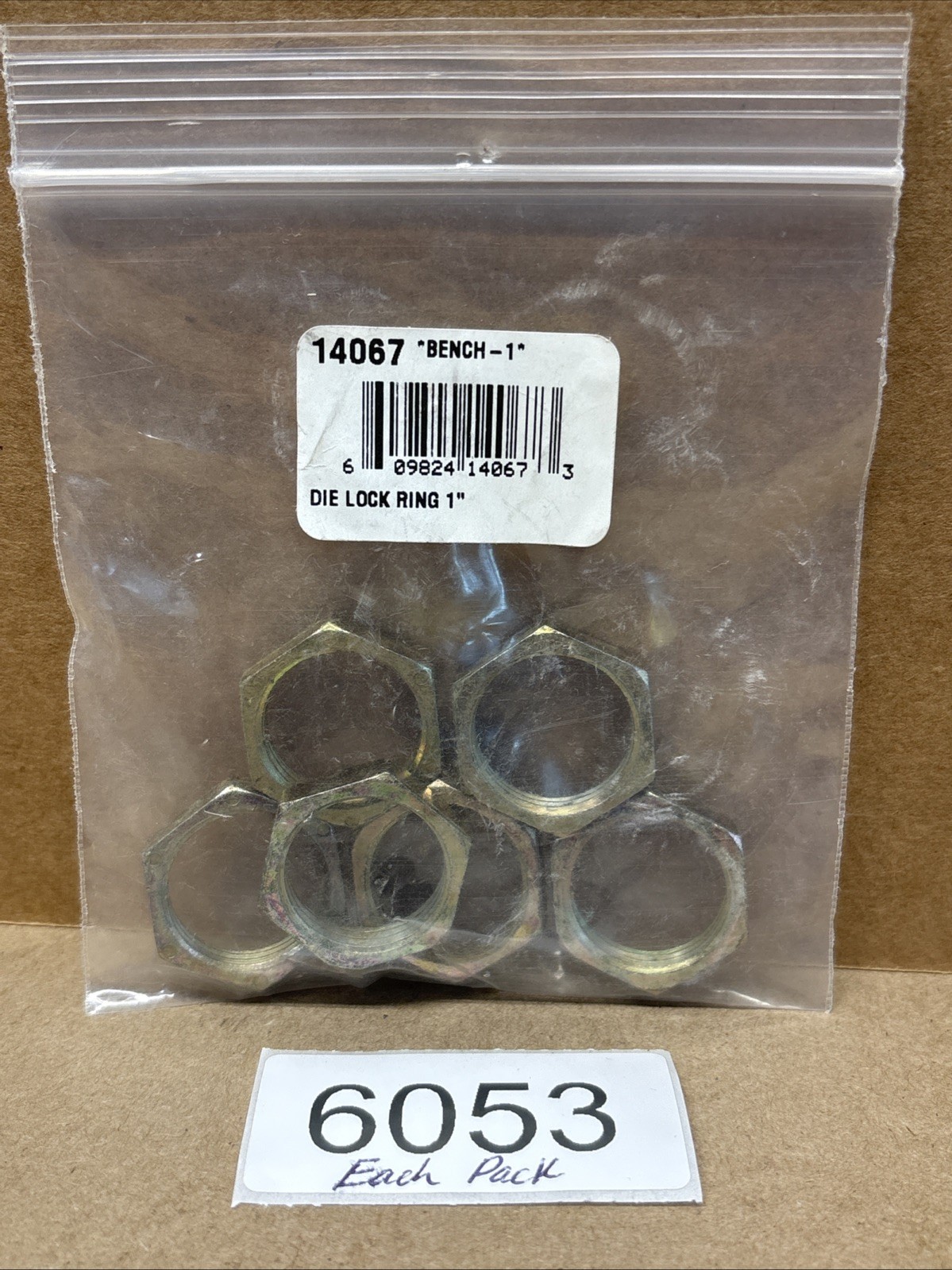 Dillon Precision 14067 Bench 1” Die Lock Ring Lot of 6 NOS OEM