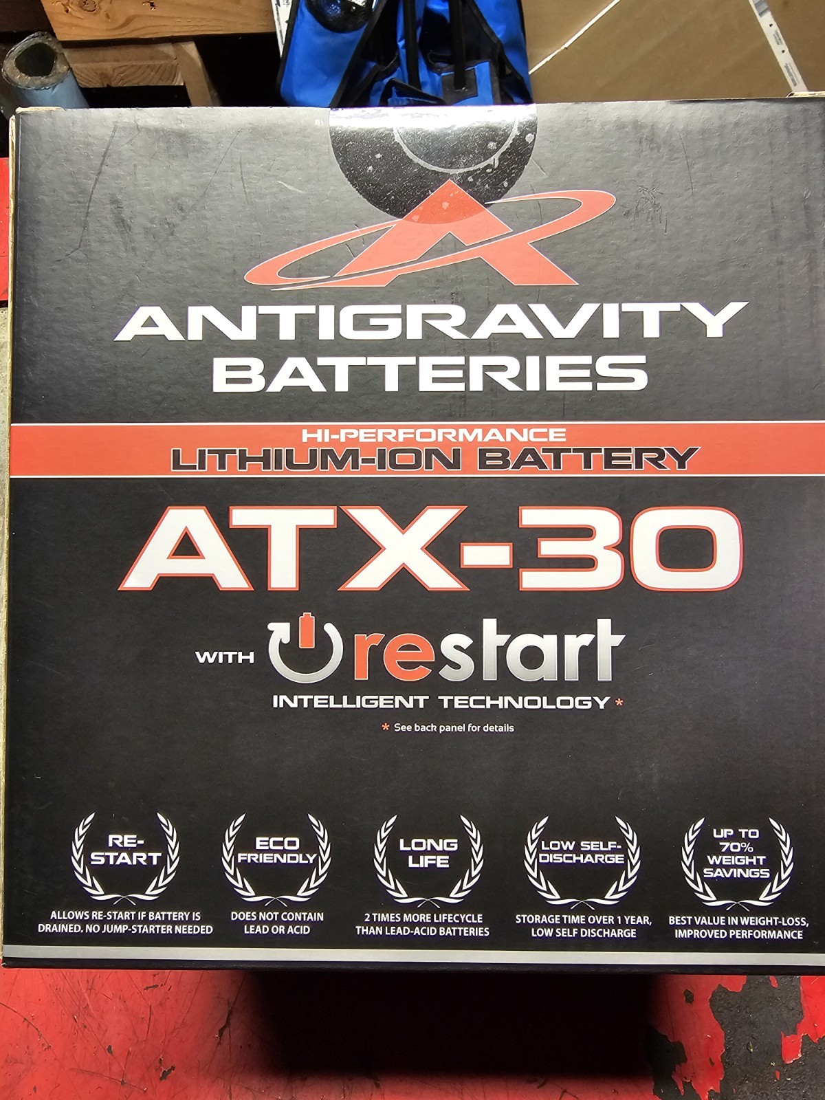 Antigravity Lithium Battery ATX30-RS 880CA Restart Jump-Start BMS