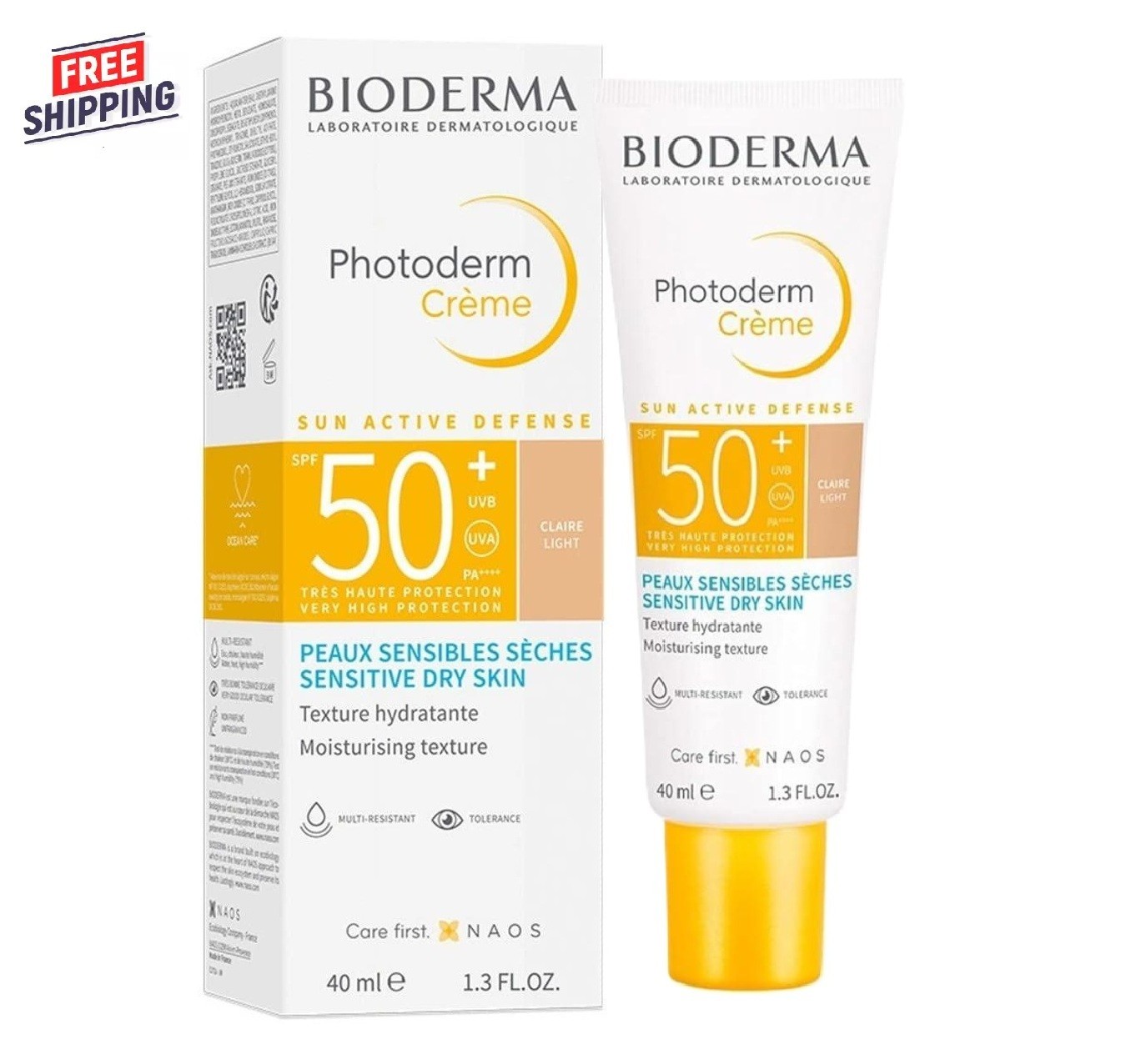 Bioderma Photoderm Creme SPF50+ Light Tinted Cream 40ml/ 1.3oz EXP 11/2026