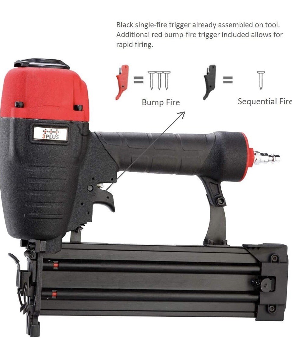 BIG SALE! 3PLUS HT64SP 16Gauge Pneumatic Straight FinishNailer VeryGoodCondition