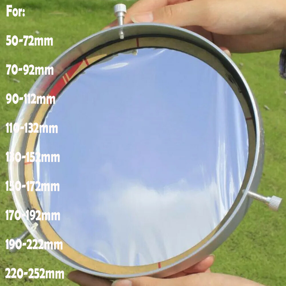 For 50-252mm Solar Filter Baader Film Metal Cover for Astronomical Telescope NEW
