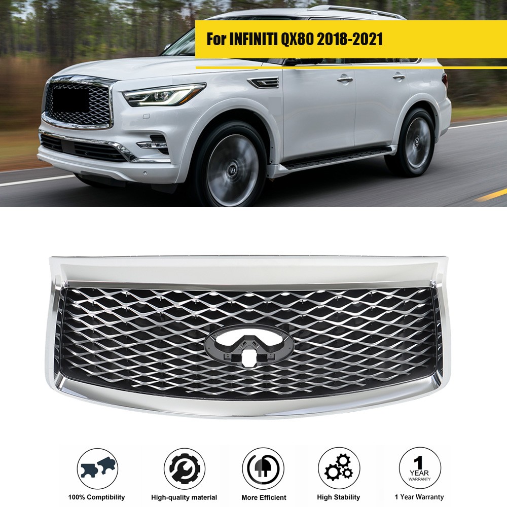 623106GW0A Grill W/Camera Option Front Upper Grille For INFINITI QX80 2018-2021