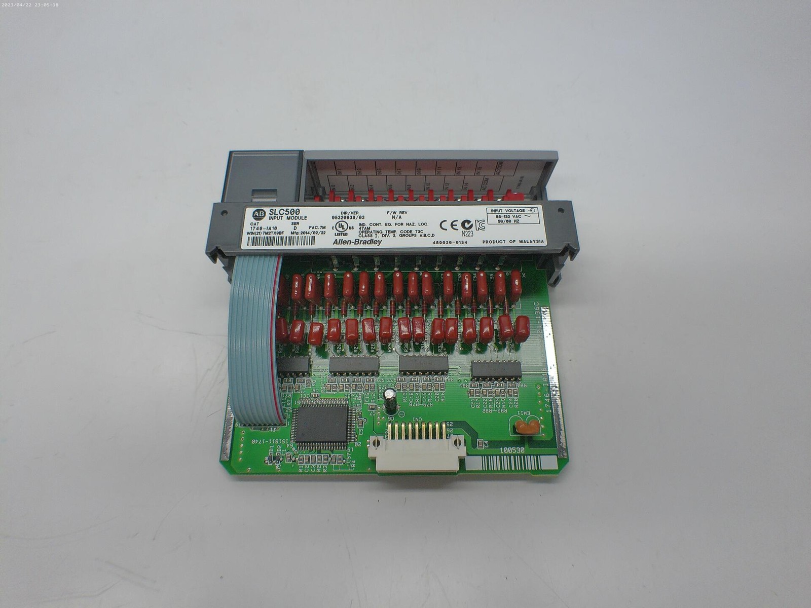 ALLEN BRADLEY 1746-IA16 SER.D INPUT MODULE NSMP