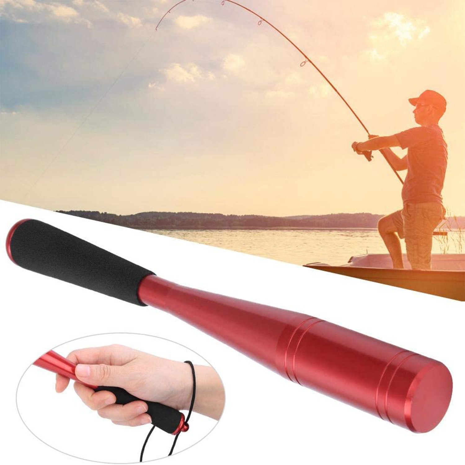 Aluminum Fish Priest Whacker Bat Tool for Fly Fishing for Trout and Salmon Tool