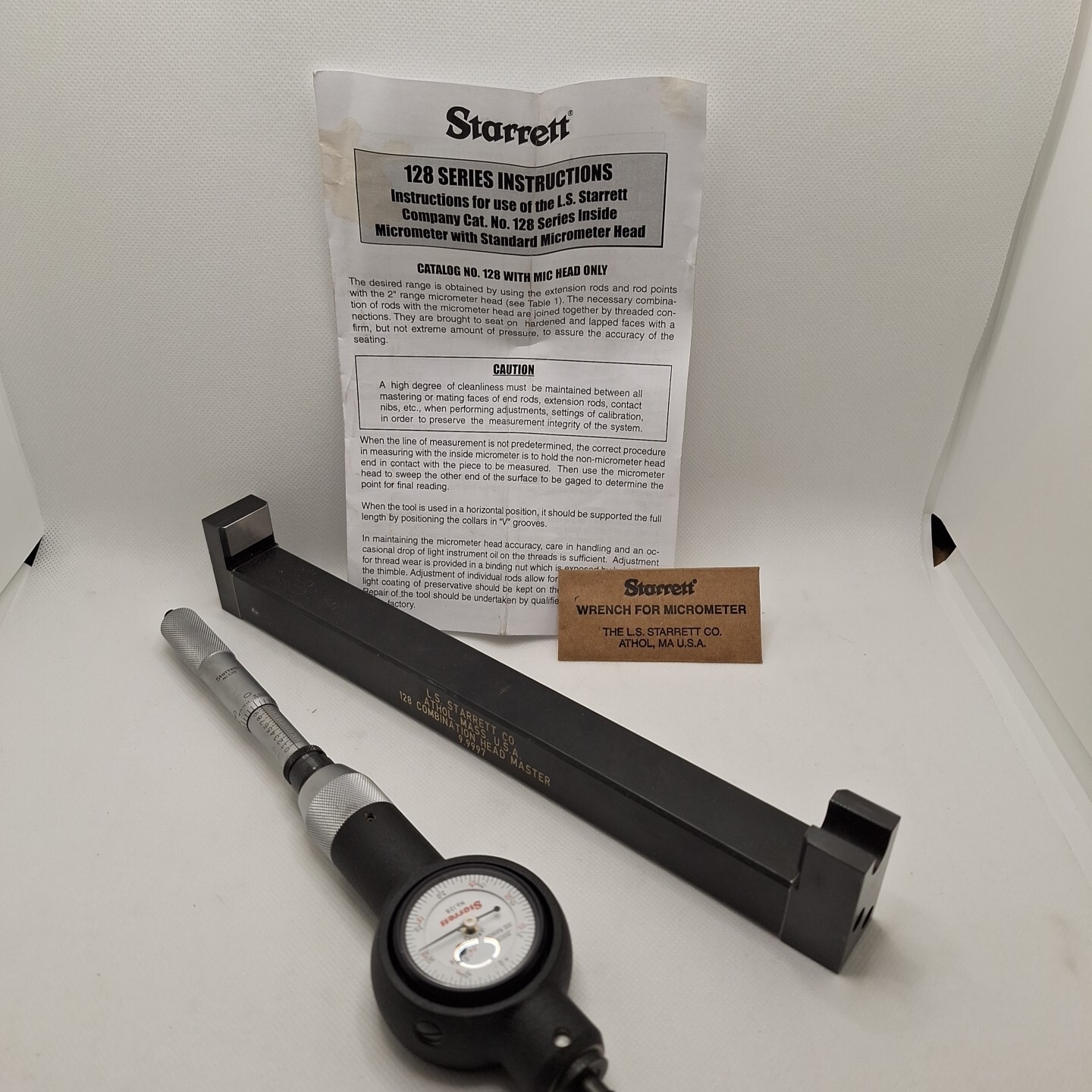 Starrett 64381 Black Combination Ead With Setting Master