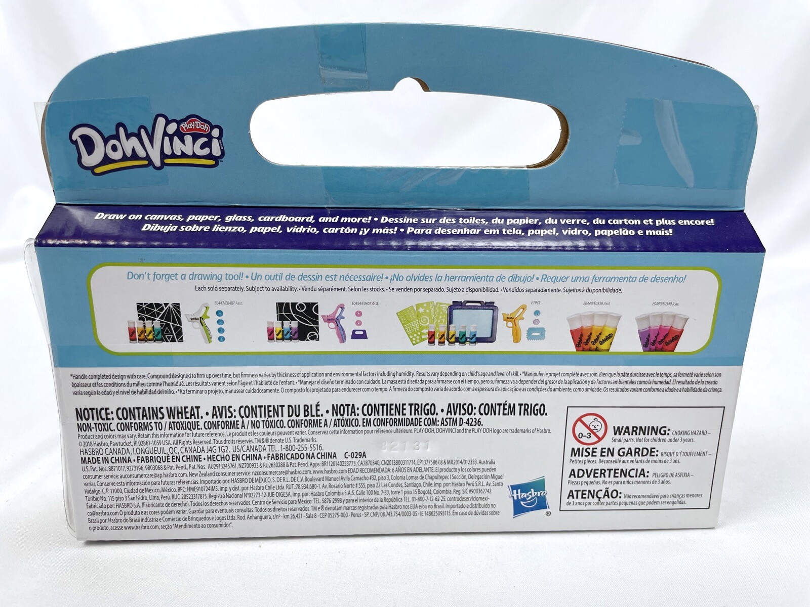 Play-Doh Doh Vinci Swirl 6 Pack Drawing Compound