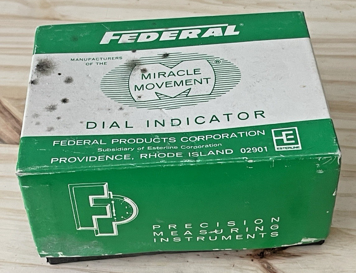Federal / Johnson Gage Dial Indicator VINTAGE