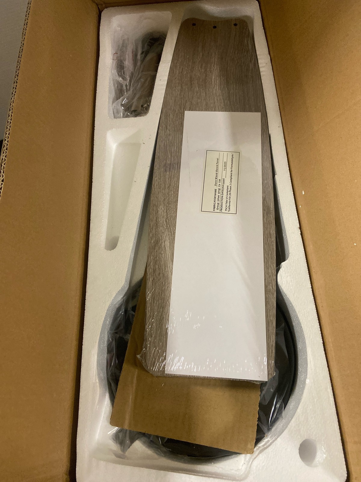 Miseno MCF31307BN 44" 5 Blade LED Indoor Ceiling Fan - Brushed Nickel