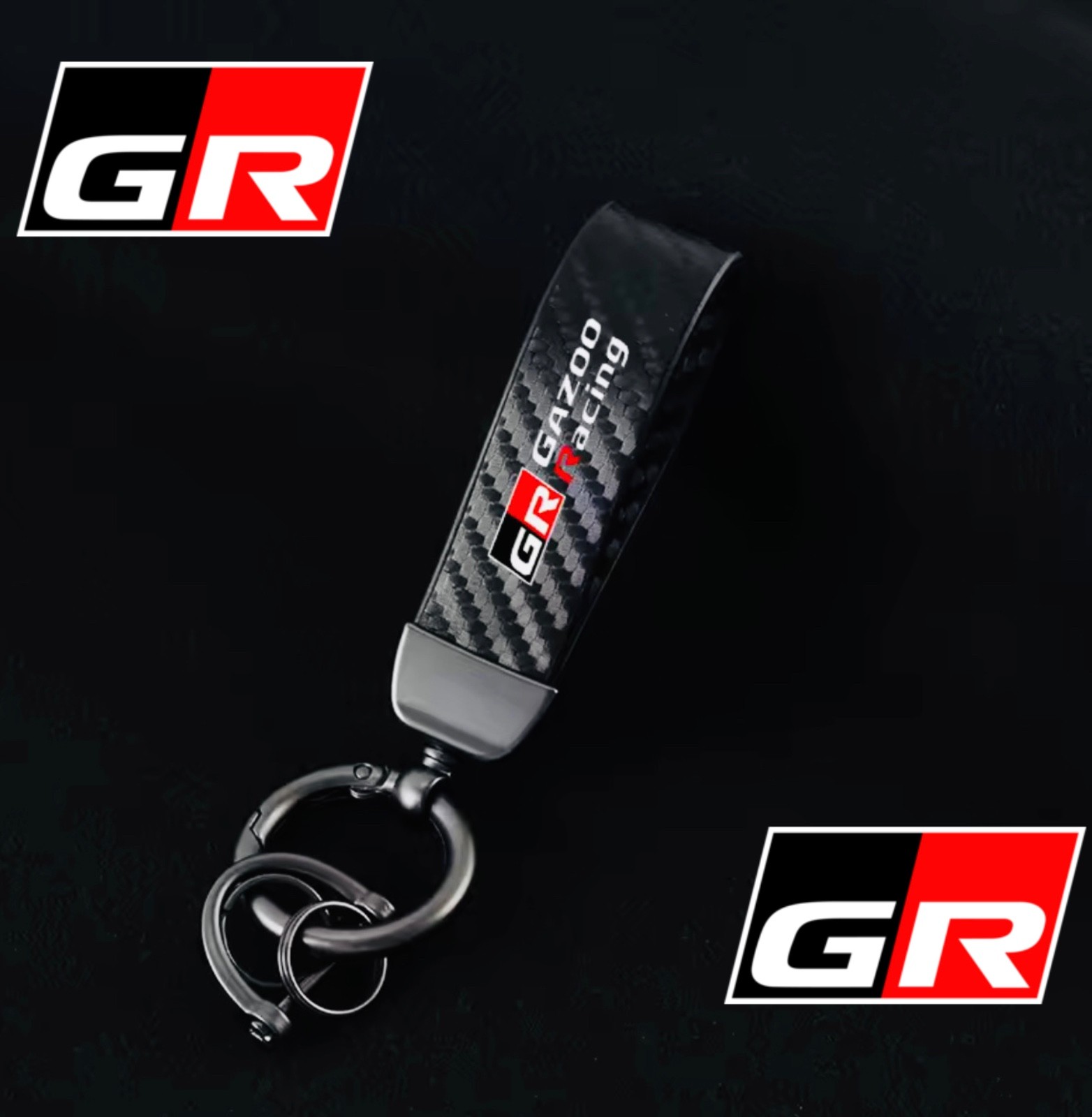 Toyota GR Gazoo Racing Keychain – Car Key Ring