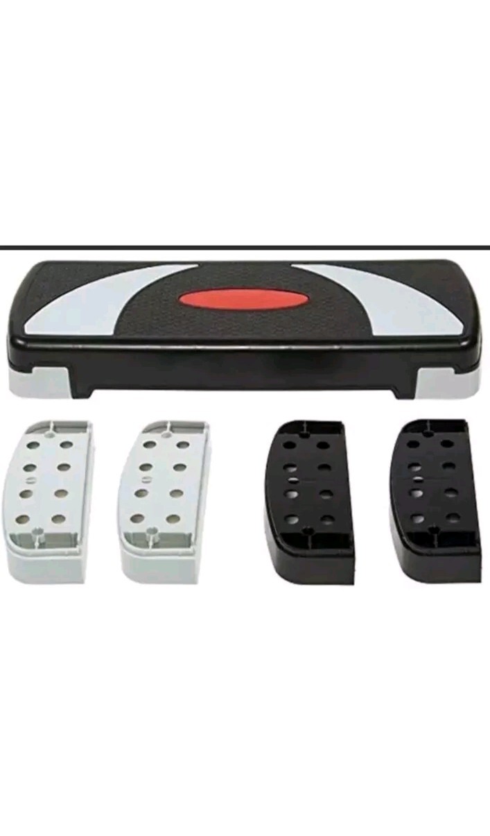 BalanceFrom Adjustable Workout Aerobic Stepper Step Platform Trainer