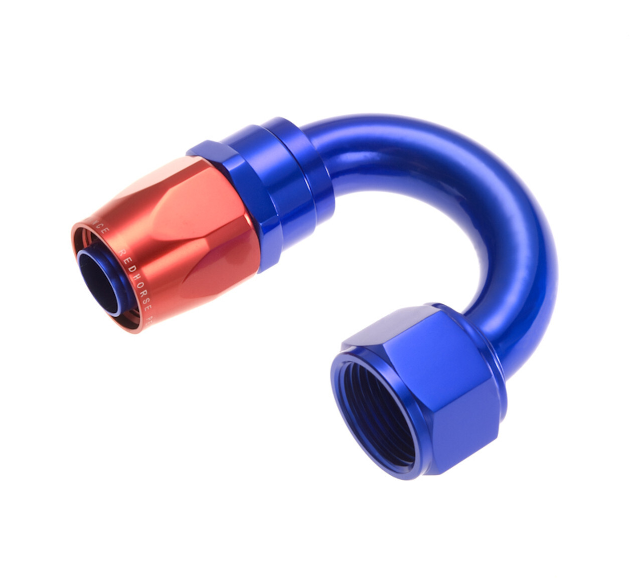 Redhorse Performance 1180-10-1 -10 180 Deg Swivel-Seal Female Aluminum Hose End