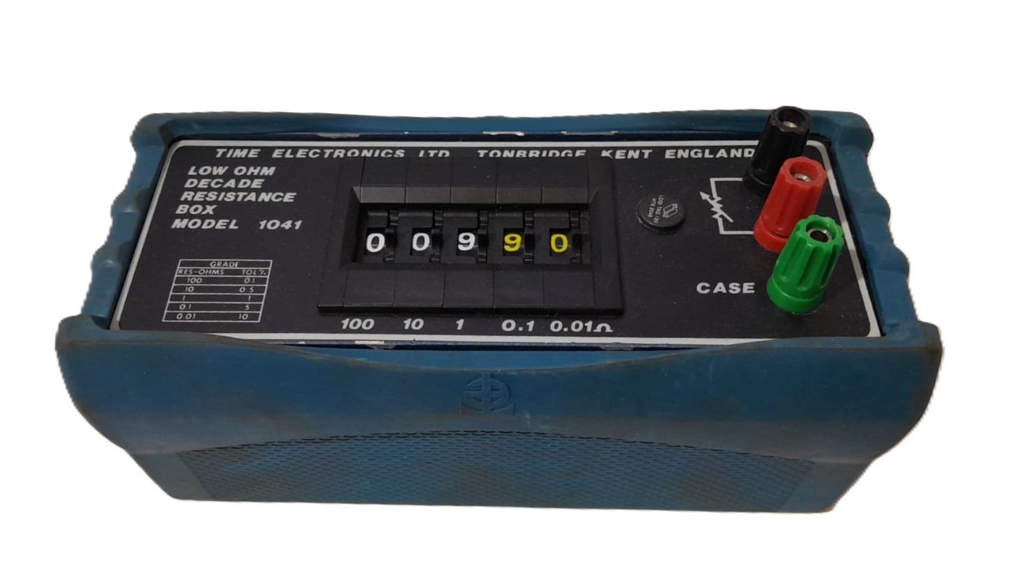 Time Electronics 1041 Low Ohm Decade Resistance Box with Protective Rubber Boot