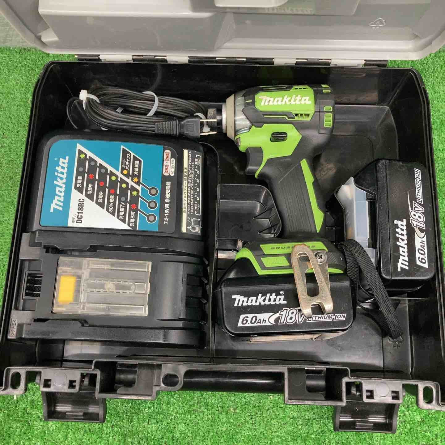 Makita 18V Impact Driver Td170D Lime Green Working Well Japan