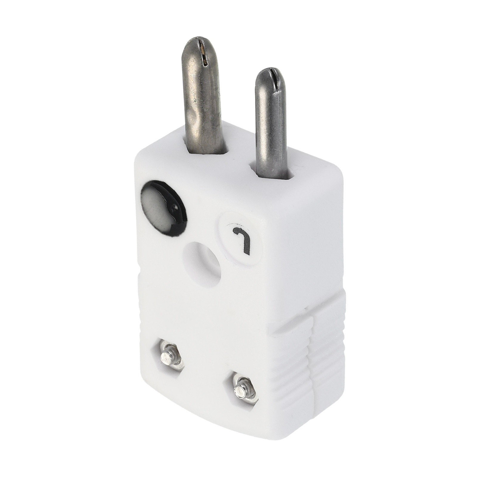 J Type Thermocouple Wire Connectors SENSOR Male Plug Adapter Round Pin 600°C