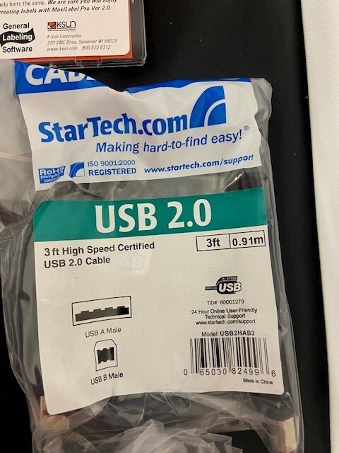K-Sun Label Shop 2010PC Machine (2010-PC) Label Printer - NEW