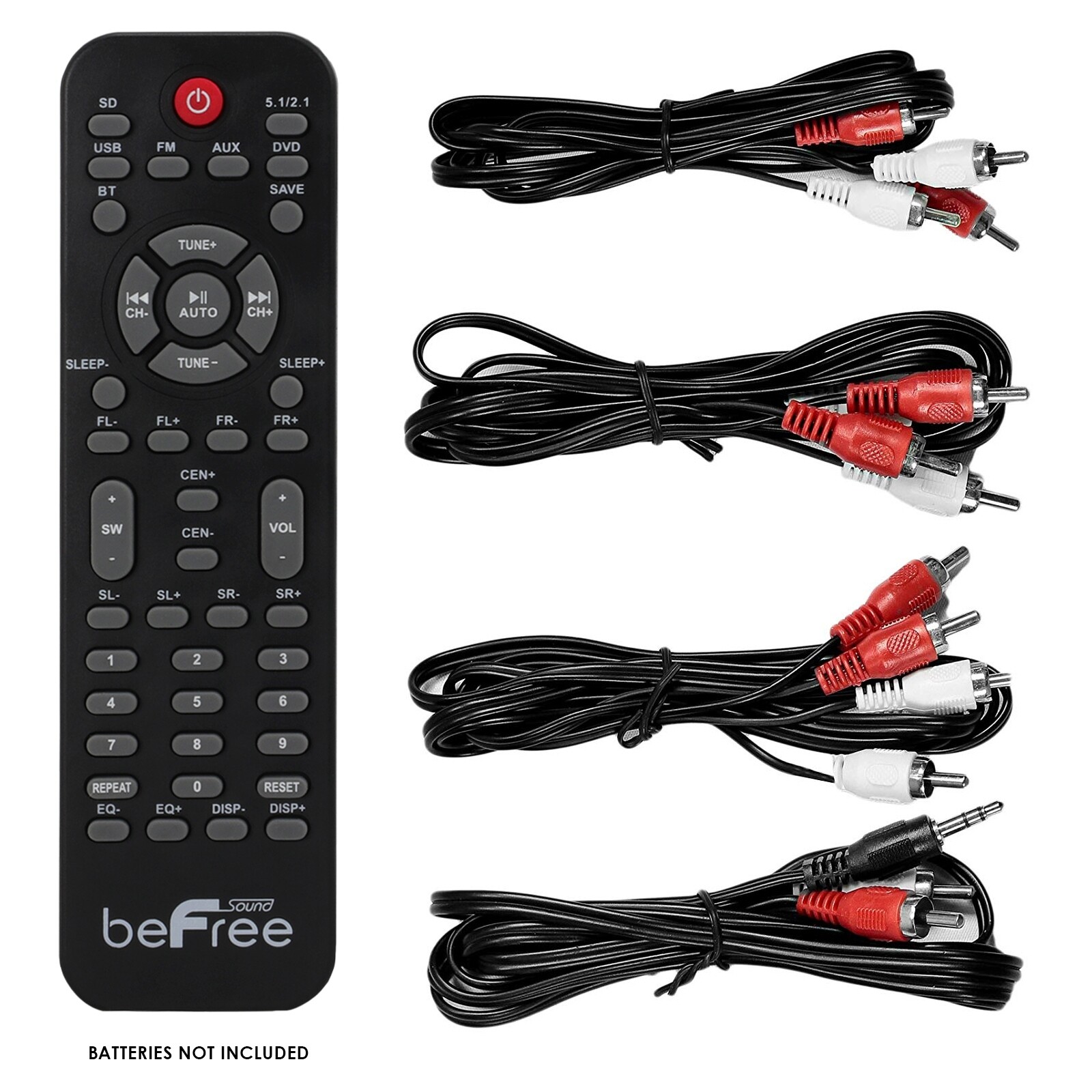 beFree 5.1 Channel Home Theatre Surround Speaker System w Warranty Remote USB BT
