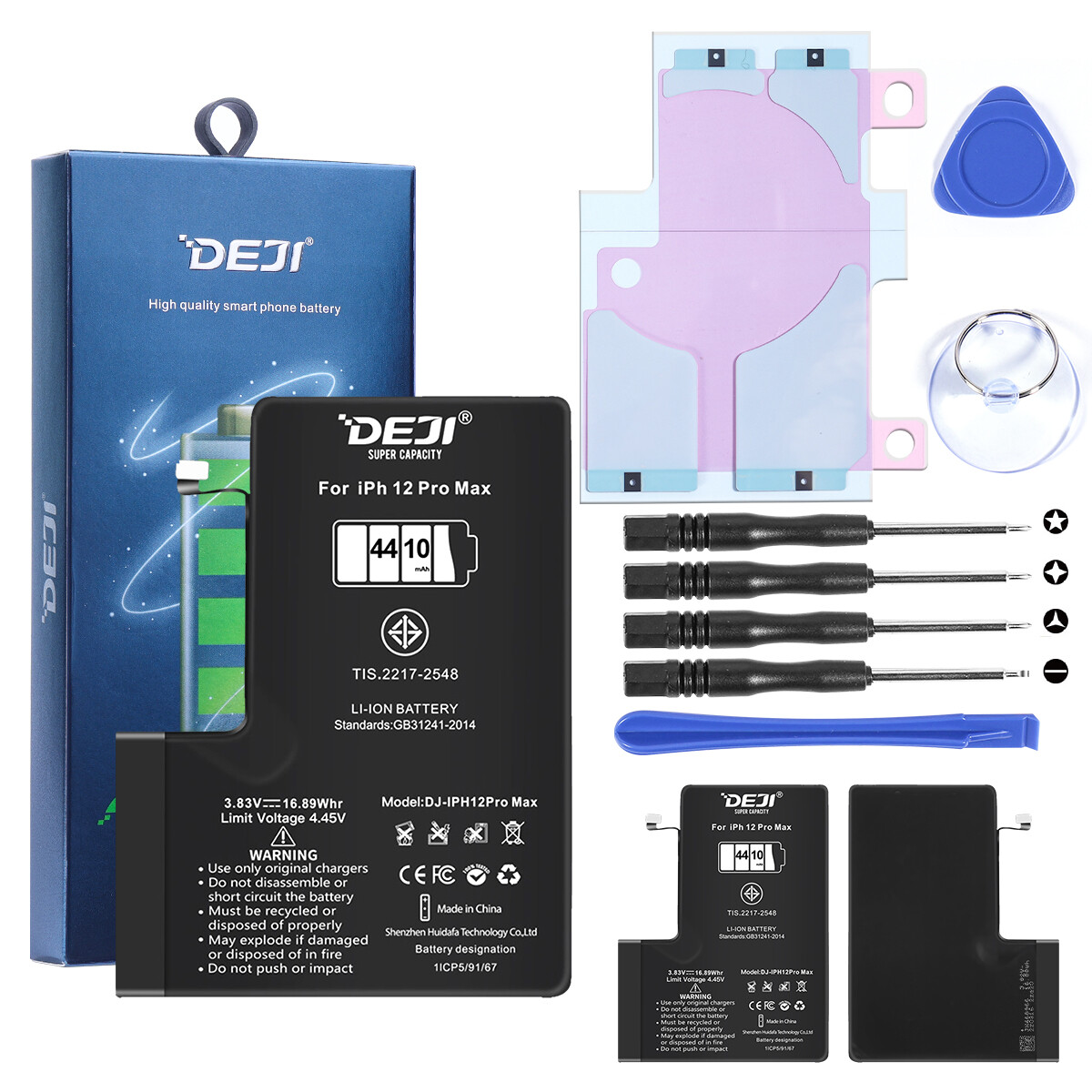 Battery Replacement High Capacity For Apple iPhone 12 11 Pro Max X 8/7 Plus