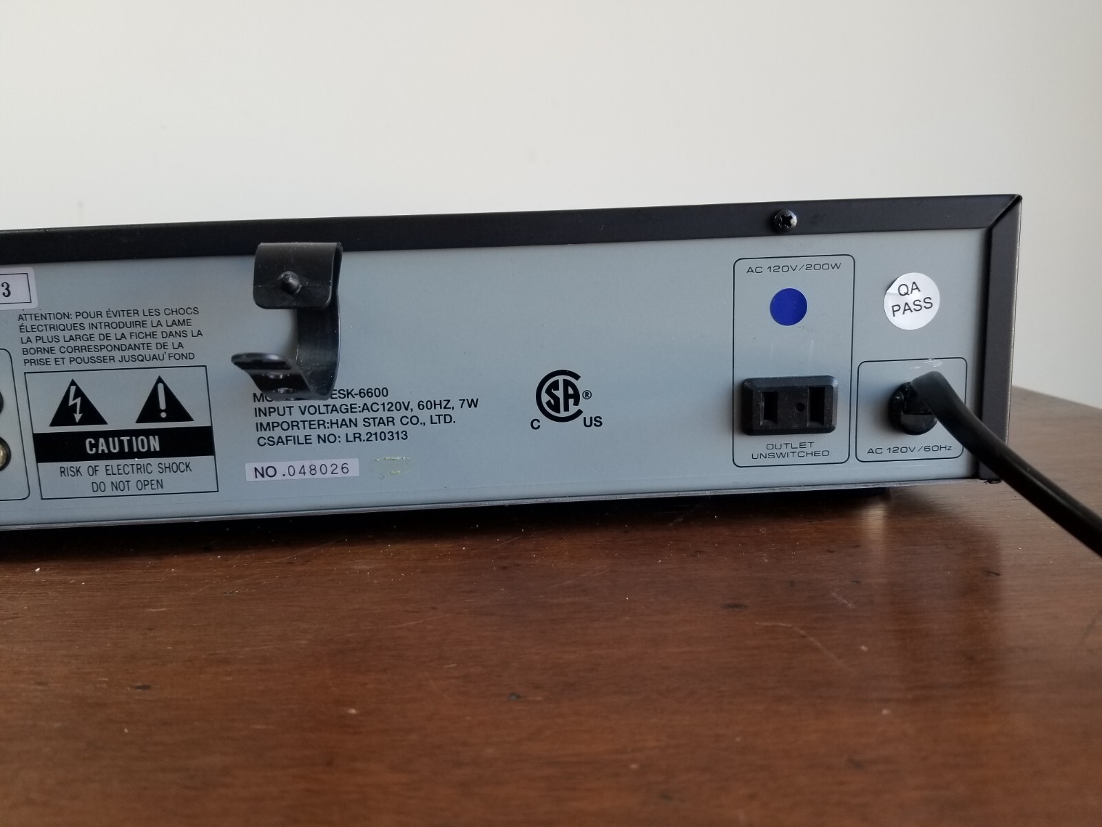 For PARTS LET ME KNOW WHICH Ensing Esk-6600 Multi Remote Key Control/echo Mixing