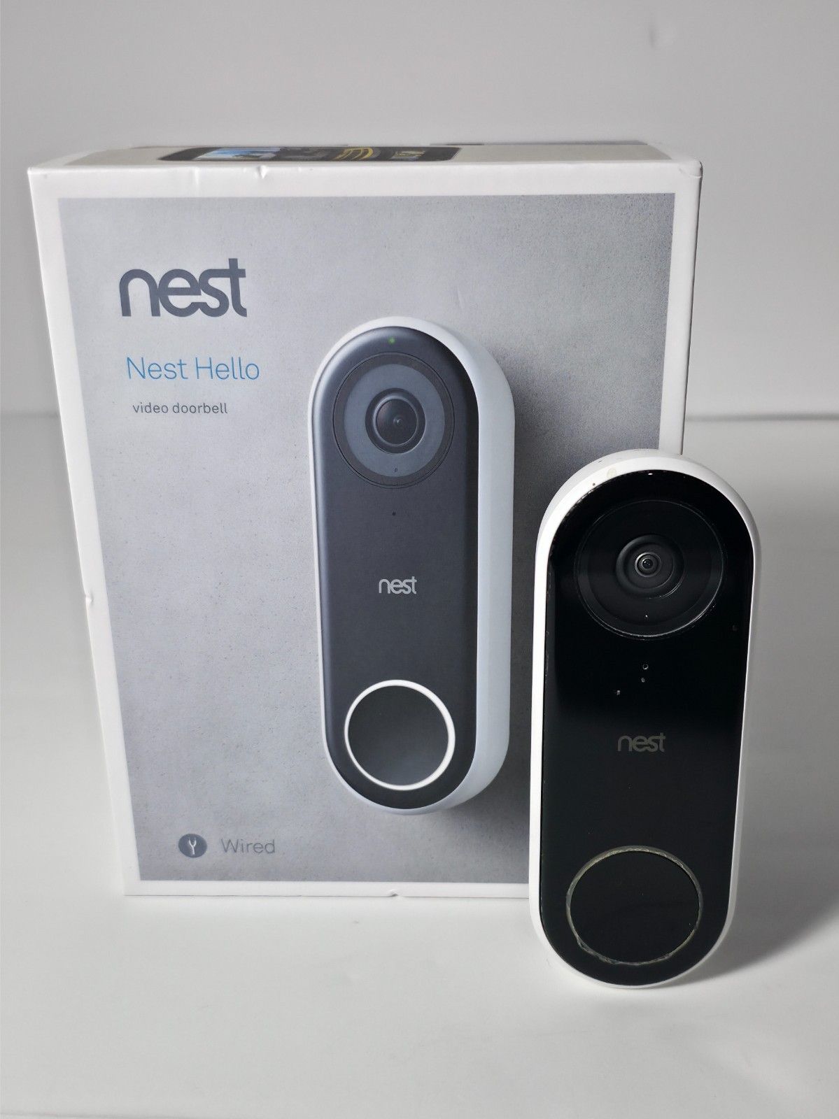 Google Nest Hello Doorbell A0077 Camera Ringer Smart Wi-Fi Video Battery Issue