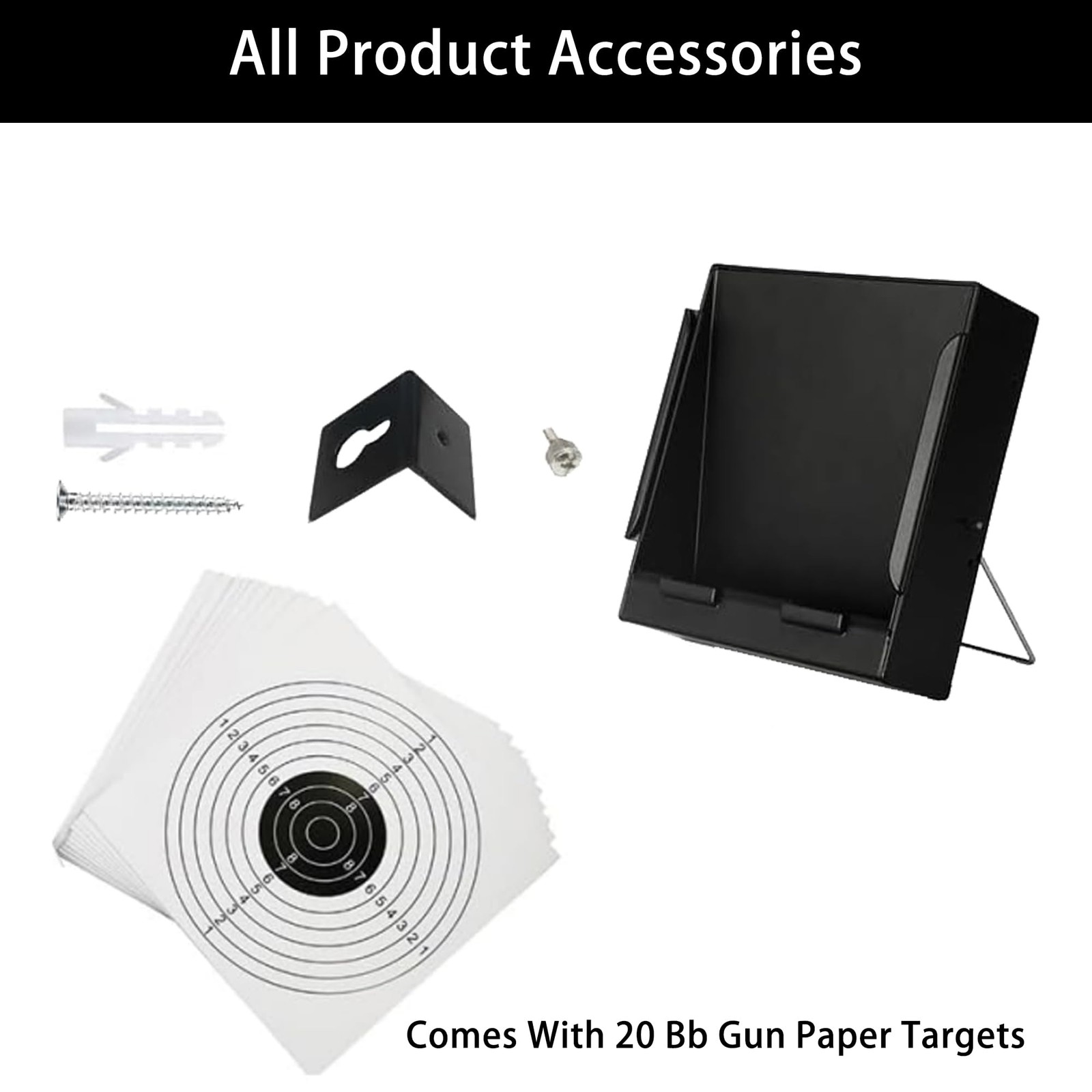 BB Target Trap, and Bullet Shooting Target, with 20 Targets, Automatic Reset,...