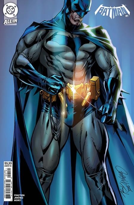 🟦⬛  BATMAN #1 CVR D J SCOTT CAMPBELL CARD STOCK VARIANT *9/03/25