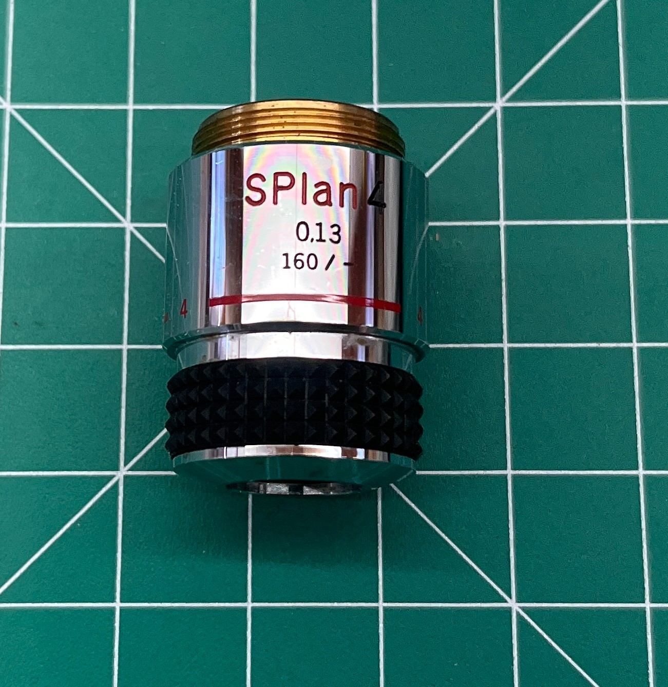Olympus SPlan4PL 4x Microscope Objective SPlan 4PL 0.13 160/-