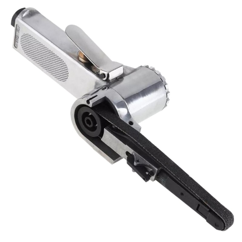 Air Powered Belt Sander With 13 Inch Abrasive Belts Ergonomic Grip 1.5HP Motor