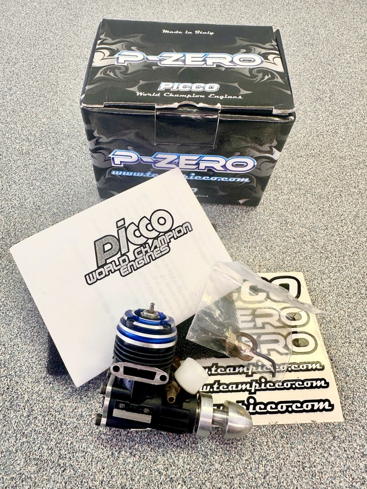Doug Galbreath Picco P-Zero .085cc Control Line Speed Engine – New / Never Run