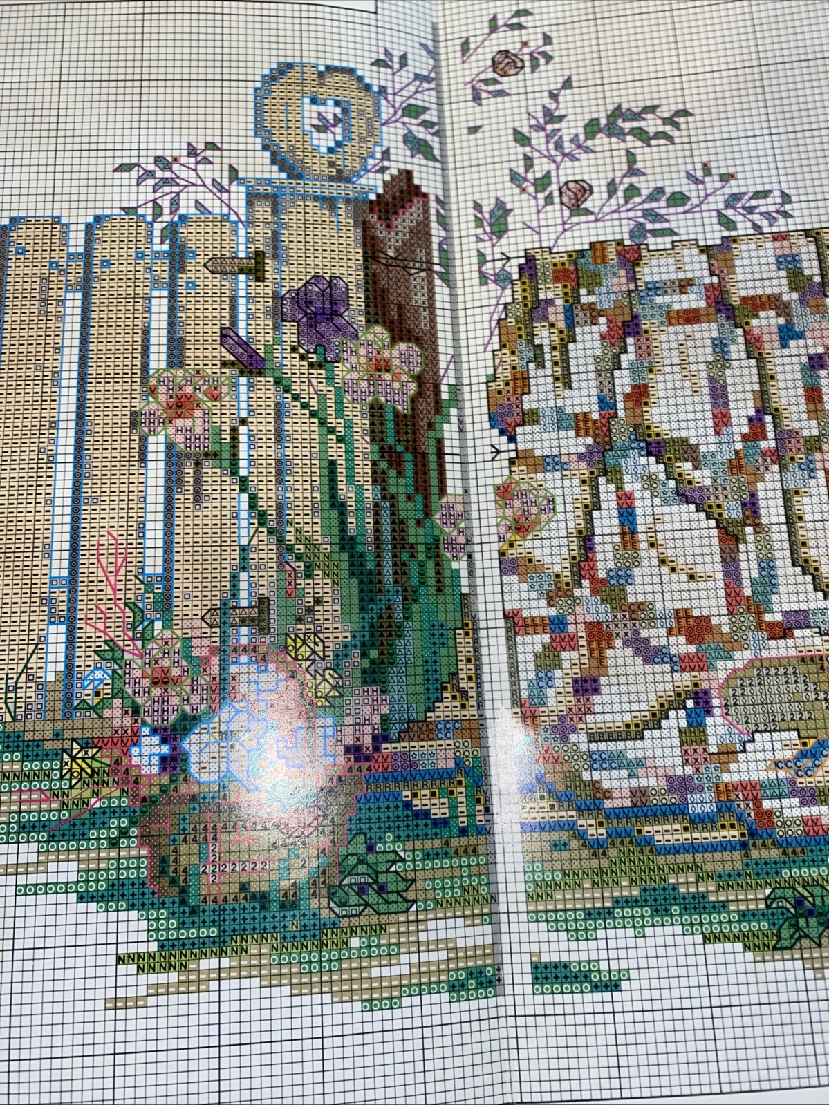 Spring Remembered Part 1 Cross stitch pattern Leaflet
