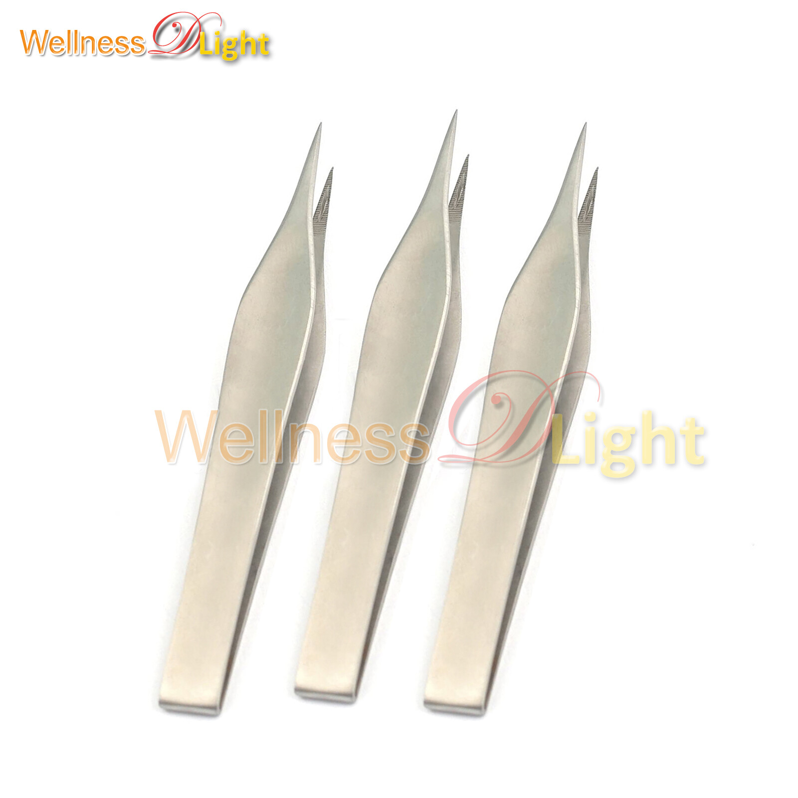 Lot Of 3 Pieces Jewellery Feilchenfeld Splitter Tweezer 9cm Stainless Steel