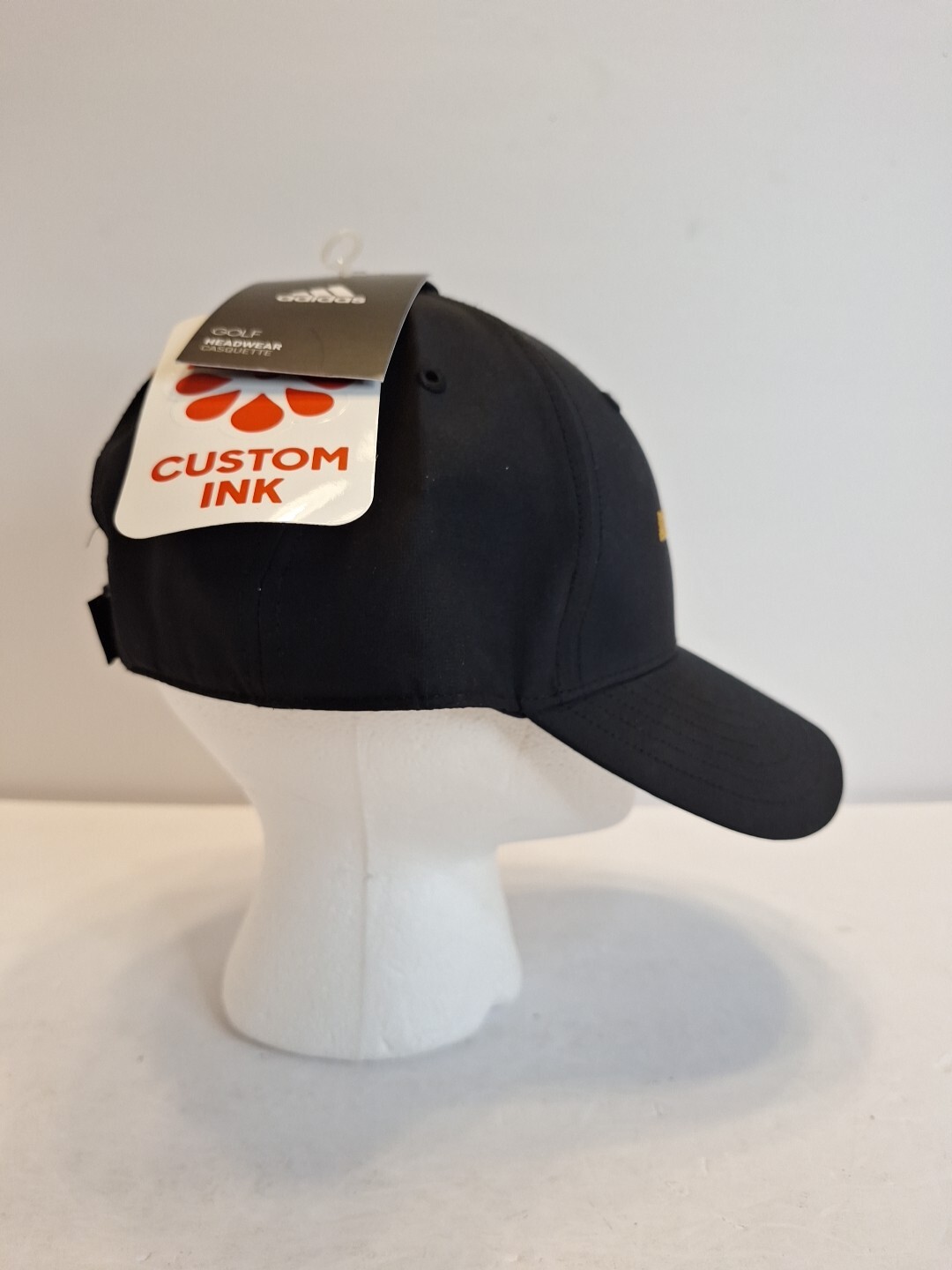 Adidas Golf Heroes Alliance Black Strapback Hat OSFM