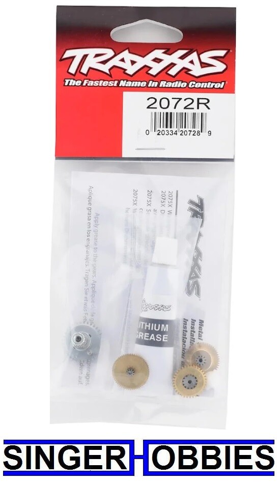 Traxxas 2072R Gear set metal high speed for 2070, 2075 servos NEW TRA2072R TRA1