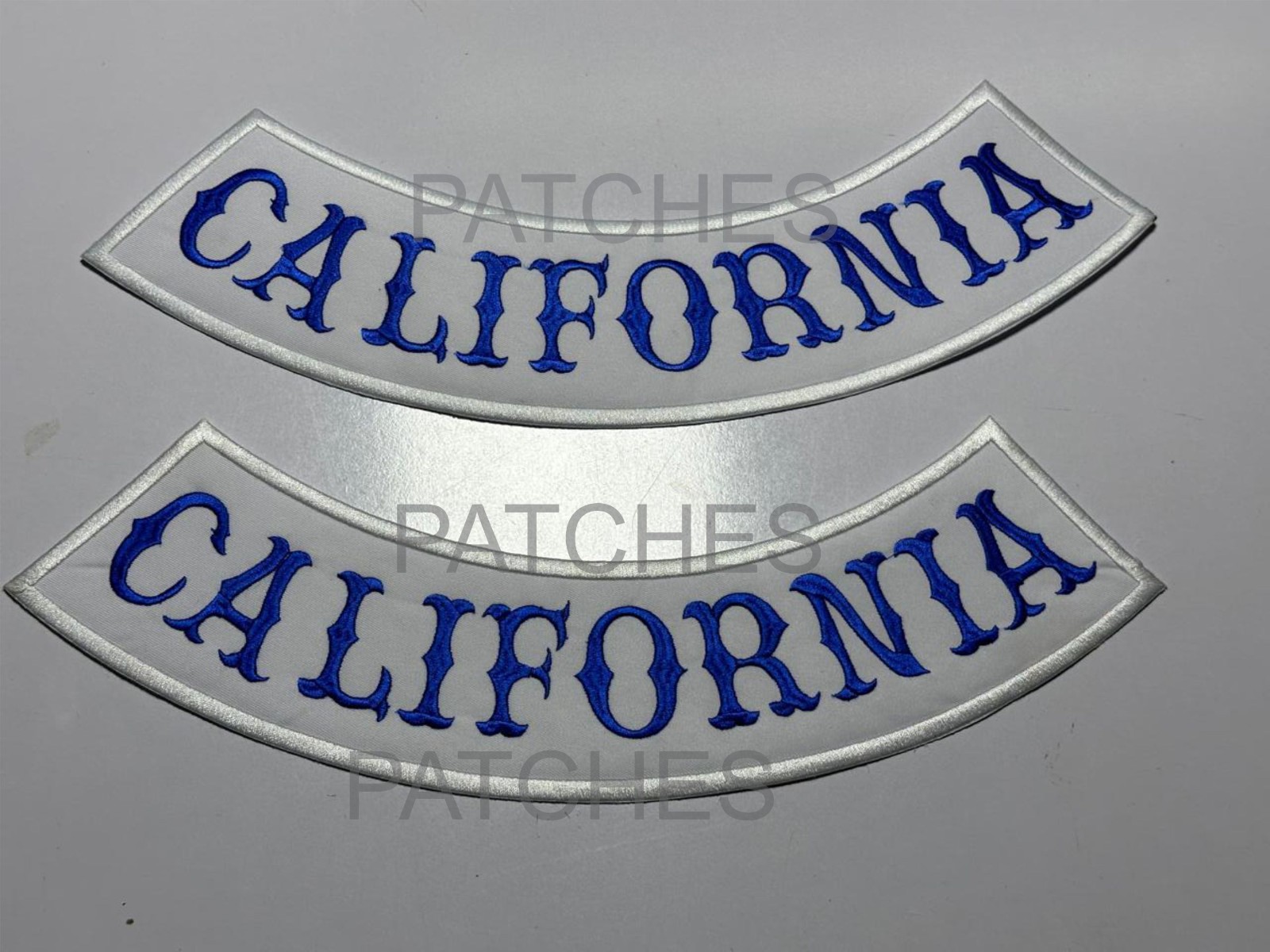 California Rocker Embroidered Motorcycle Biker Patch 14.50"x3.10" Iron On Sew On