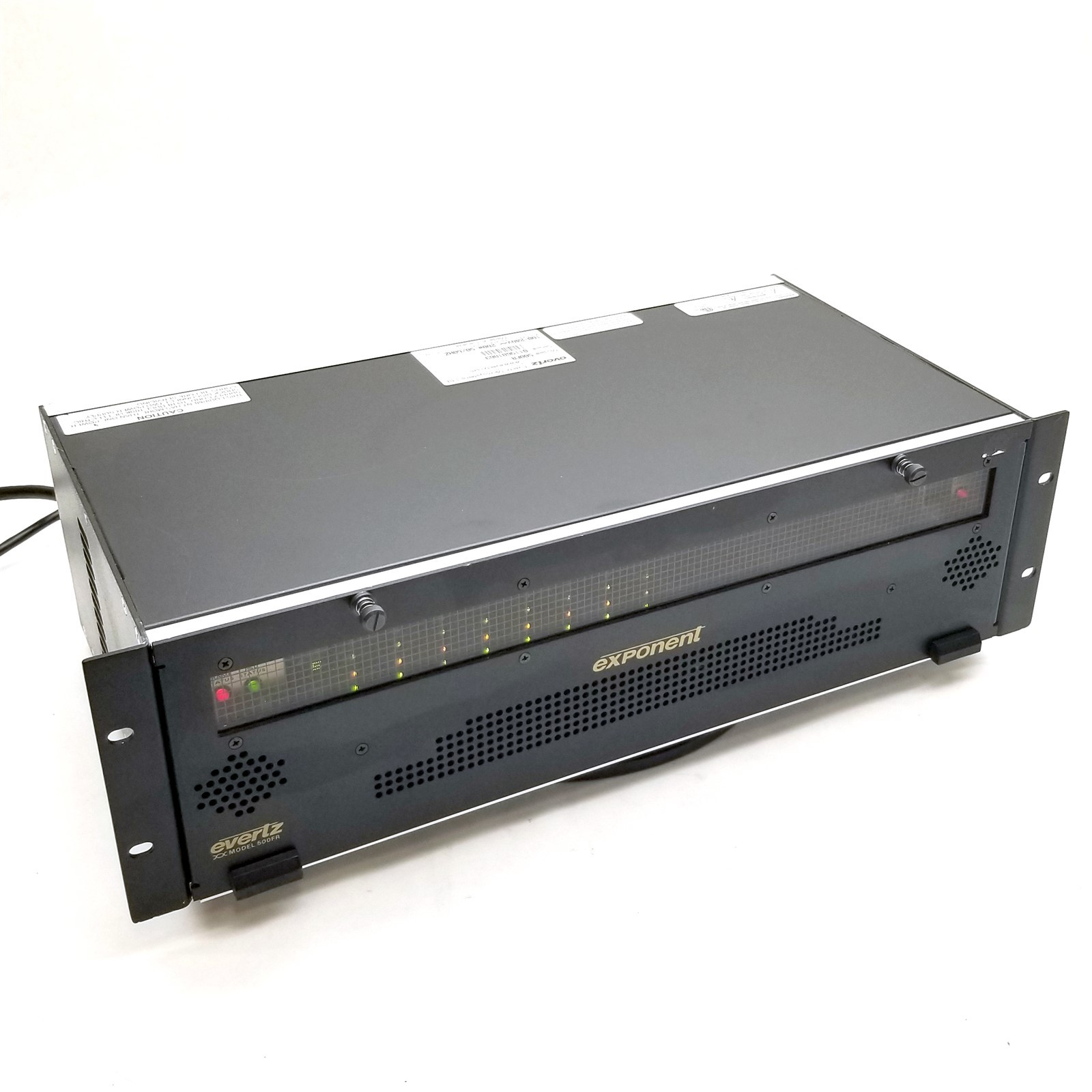 Evertz 500FR Distribution Frame w/1*500FC/1*500ADA-EQ/8*500DA2Q Module Card