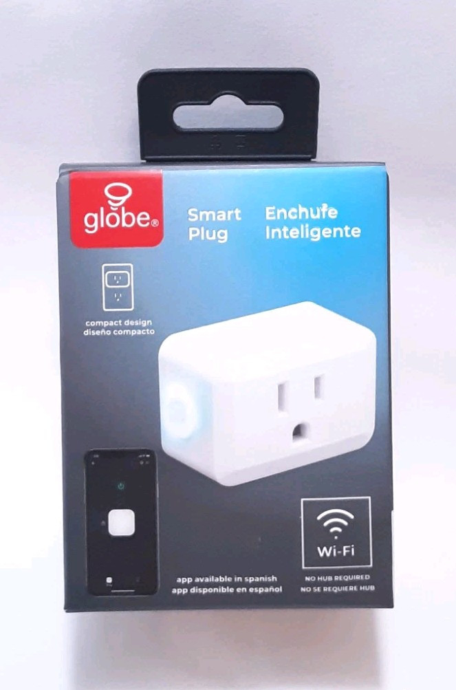Globe Wi-Fi Smart Plug No Hub Required 125Vac. 15A Max New Open Box