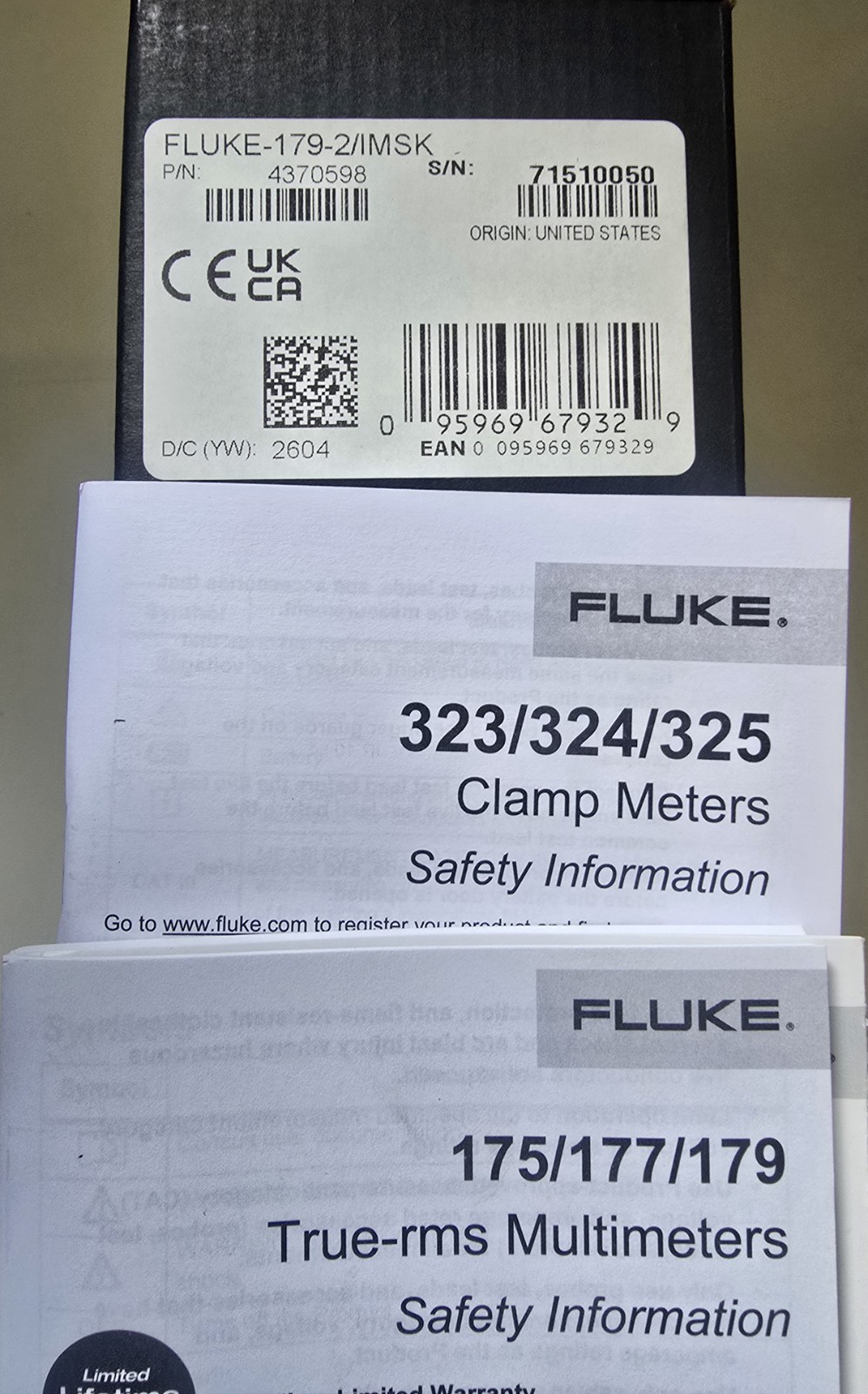 Fluke 179/323 Combo NEW