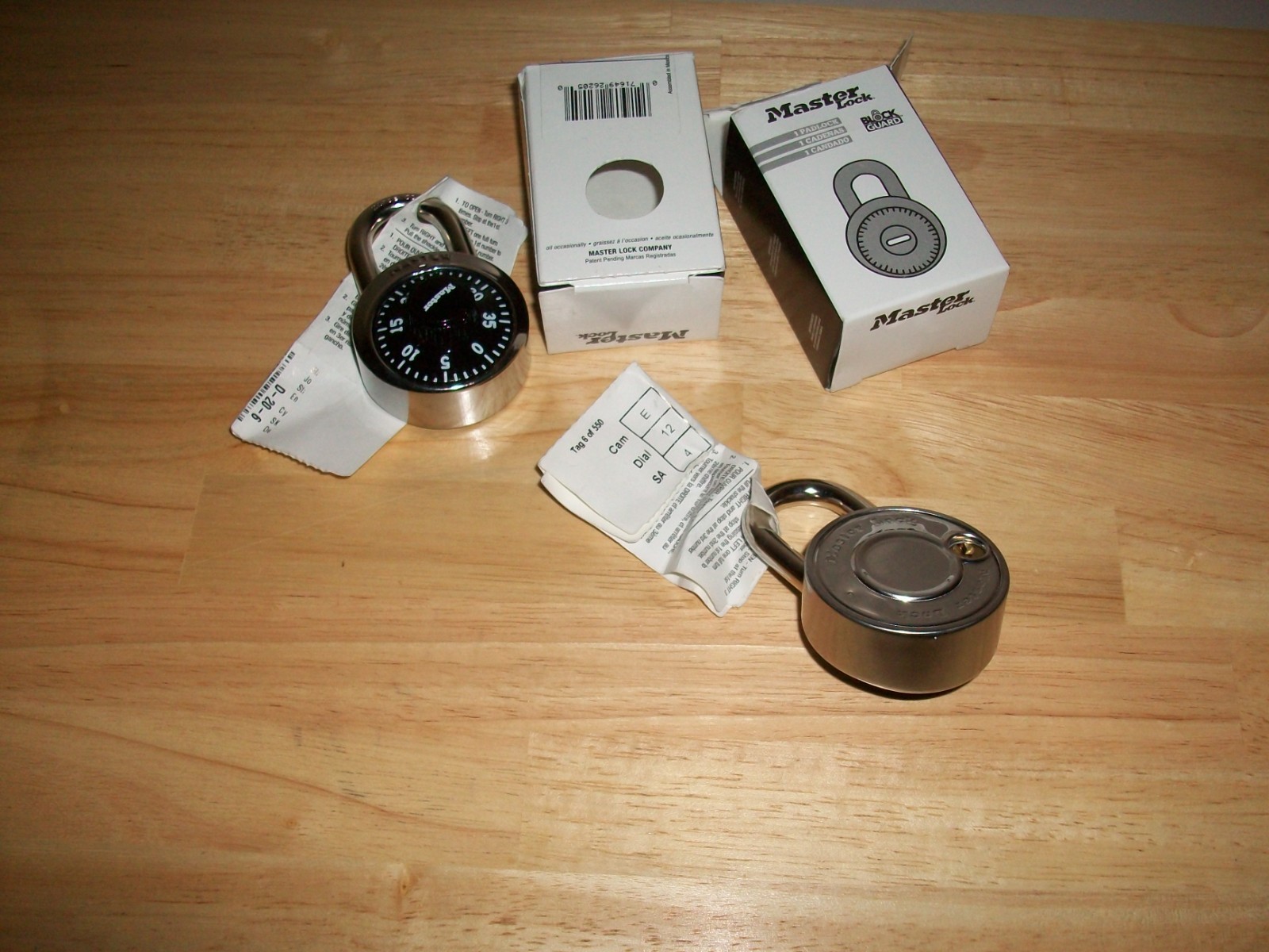 LOT of 2---Master Lock Block Guard Combination Lock--Code v-705---NIB-Ships FREE