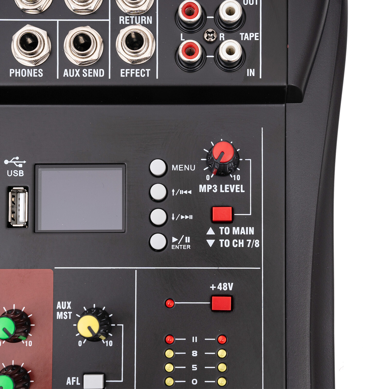 8 Channel USB Bluetooth Live Studio Audio Mixer Power Mixing Console Board w/USB