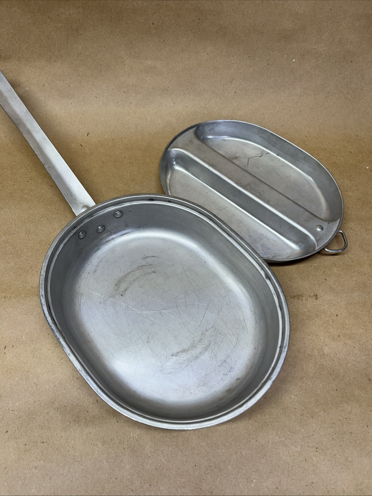 Vintage 1966 Regal US Military Army Marines Vietnam War Era Steel Field Mess Kit