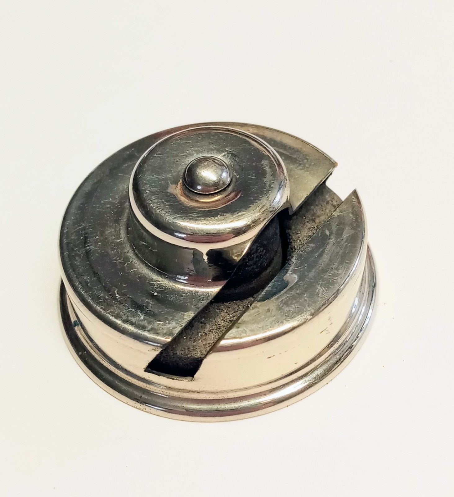 Antique Mini Rose Automatic Scissors Grinder Sharpening Stone Pat'd Jun.9.1903
