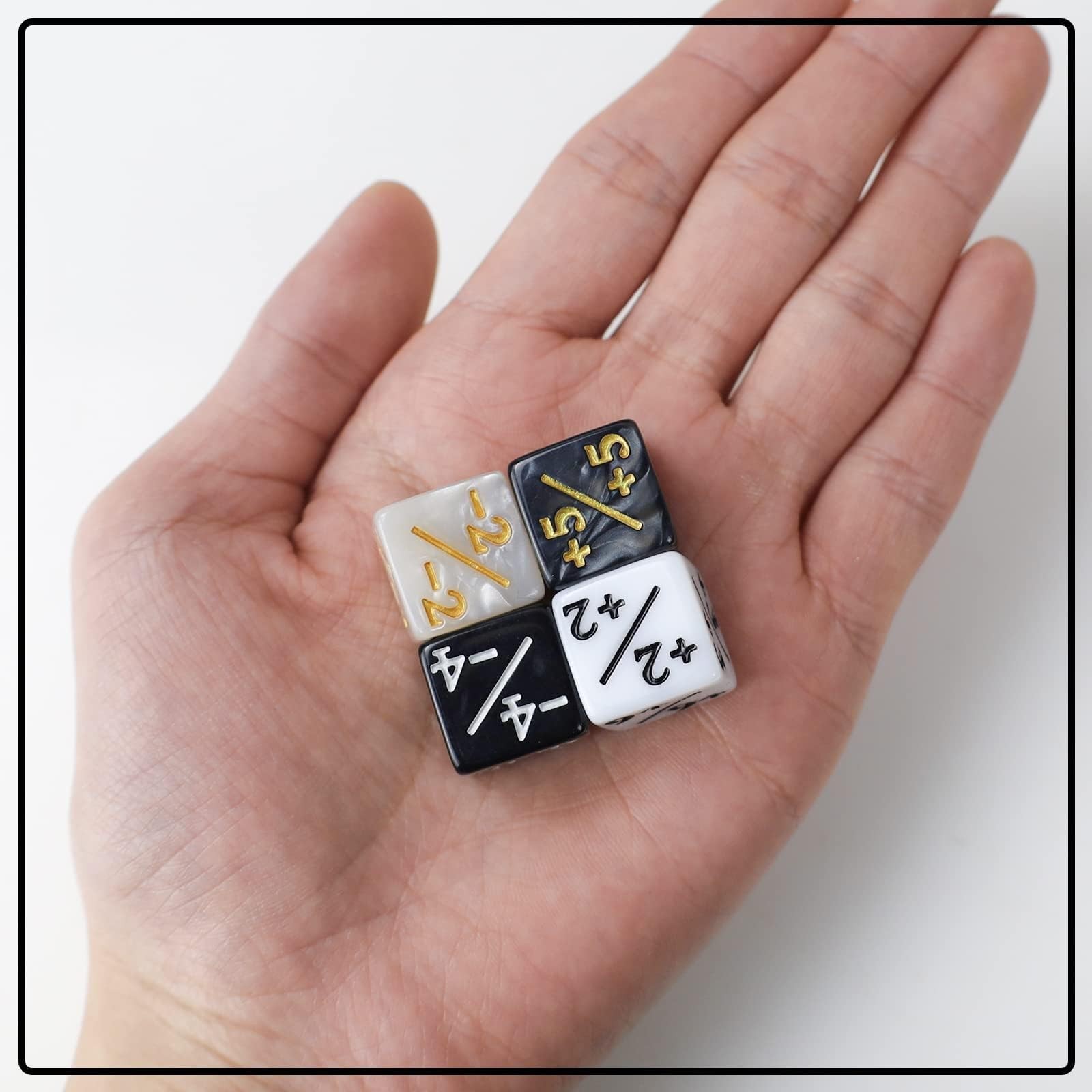 48 Pieces MTG Dice Counters Token Dice, Magic The Gathering Glitter Sparkle, ...
